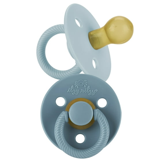 Itzy Soother Natural Rubber Pacifiers, Harbor & Coast, 6-18m