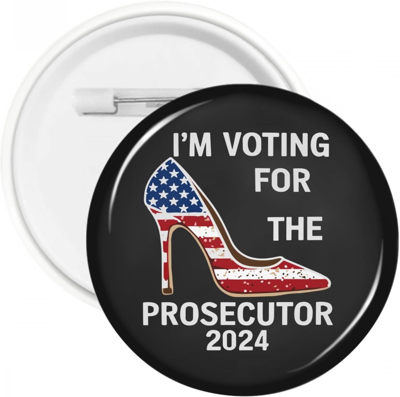 Iu2019m Voting For The Prosecutor 2024 Kamala Harris 1 Backpack Button