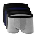 thumbnail image 1 of Iugvhana 4 Pack Men's Trunks, Every Day Comfort Stretch Moisture-Wicking Breathable Underwear, Multi-Pack Blue#1 XXXL, 1 of 3