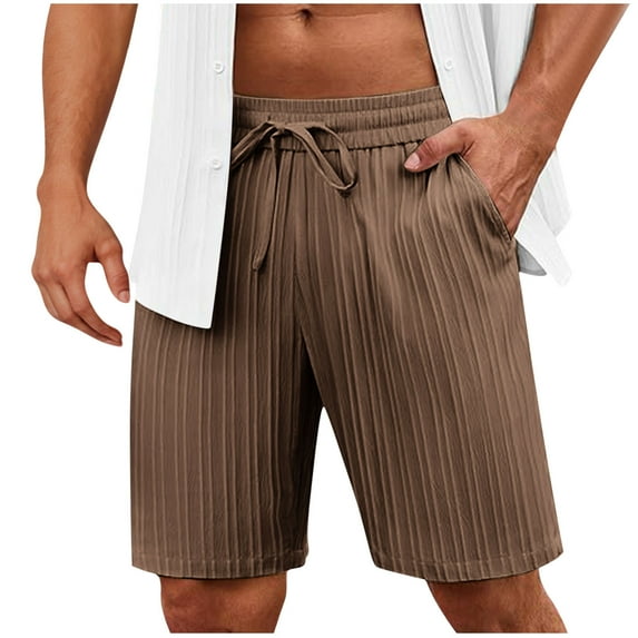 Iugvhana Men Sleeveless Business Vest Blazers Dressy Open Front Button Up Lapel Work Vests Summer Jacket with Pockets Brown L