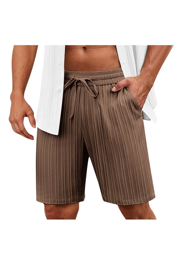 Men Sleeveless Business Vest Blazers Dressy Open Front Button Up Lapel Work Vests Summer Jacket with Pockets Brown L