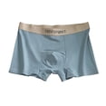 thumbnail image 1 of Iugvhana Men's 100% Cotton Boxer Briefs – Lightweight & Moisture-Wicking Underwear, Designed for Comfort & Movement Light Blue XXXXL, 1 of 3