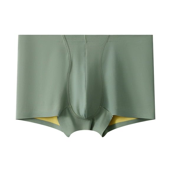 Iugvhana Men's Active Quick Dry Performance Boxer Brief Comfort Soft and Breathable Moisture Wicking Underwear Green XXL