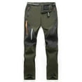 thumbnail image 1 of Iugvhana Men's Cargo Pants Lightweight Waterproof Quick Dry Outdoor Hiking Pants Fishing Camping Work Pants with Zip Pockets Green XXL, 1 of 3