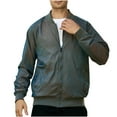 thumbnail image 1 of Iugvhana Men's Casual Bomber Jacket Slim Fit Lightweight Outdoor Hiking Sportswear Jacket Windbreaker Dark Gray XXL, 1 of 6