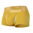 thumbnail image 1 of Iugvhana Men's Cotton Boxer Briefs – Comfortable & Breathable Underwear, Moisture-Wicking Trunks for Daily Wear Yellow XXL, 1 of 4