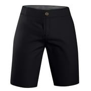 Iugvhana Mens Golf Shorts Stretch Casual Work Dress Shorts Regular FIt Summer Outdoor Athletic Hiking Shorts with Pockets Black 30
