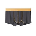 thumbnail image 1 of Iugvhana Men's Low Rise Trunk Underwear – Comfort Cotton Moisture-Wicking Boxer Briefs, Pouch Design for Support Dark Gray XXXXL, 1 of 2