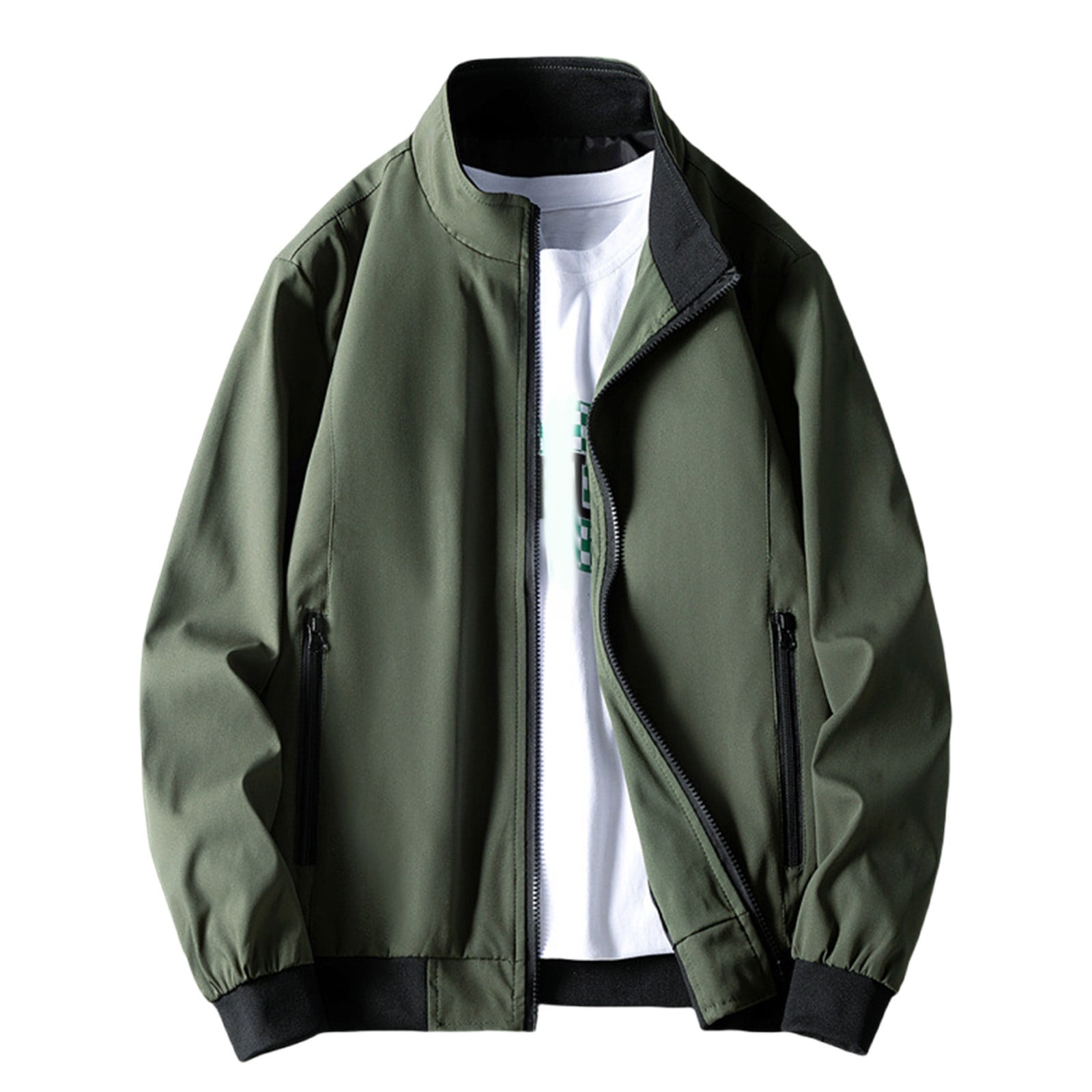 フリースジャケット TRILLION Fleece 2 Pocket Work Varsity Zip-Up Jacket 4FT1845 Dogg Supply Paisley Fleece Varsity Jacket - Walmart.com