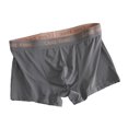 thumbnail image 1 of Iugvhana Men's Quick Dry Action Blend Boxer Briefs - Moisture-Wicking & Breathable for All-Day Comfort Dark Gray XXXXL, 1 of 3