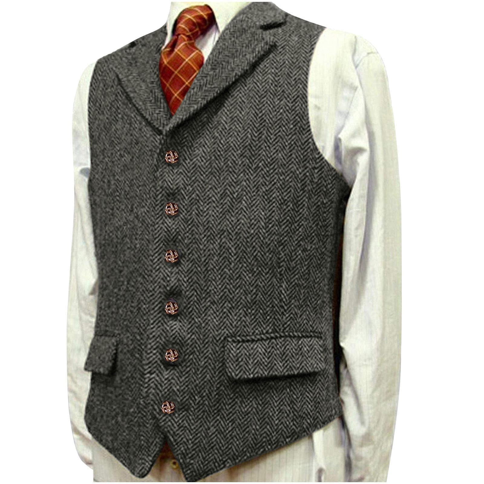Mens Navy Western Suit Blazer with Double-Breasted Vest – Modern Cowboy Formal Outfit main image 0