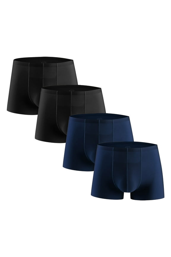 Men's Washable Incontinence Underwear – Zero Leak & Odor Control Briefs, Waistband Design for Discreet Comfort Blue XL