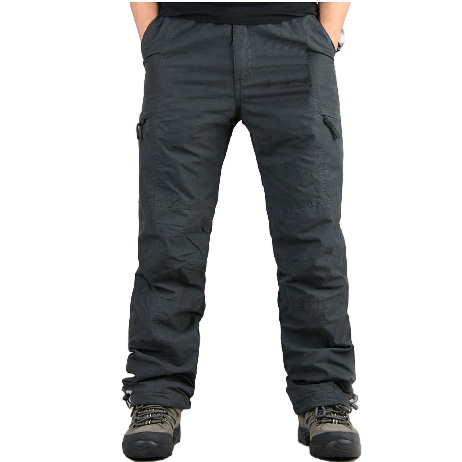 SkiGear Men's Snow Sports Cargo Pants, Charcoal, Large/30