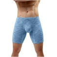 thumbnail image 1 of Iugvhana Mens Long Boxer Briefs with Fly – 9” Inseam with Breathable and Comfortable Cotton Fabric Moisture-Wicking Sky Blue XL, 1 of 9