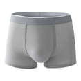 thumbnail image 1 of Iugvhana Mens Moisture-Wicking Cotton Briefs, Available in Multi Colors, Multi-Packs Available Gray XXXXL, 1 of 2