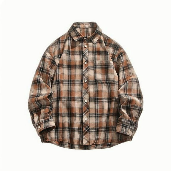 Iugvhana Mens Oversized Flannel Shirt Long Sleeve Plaid Flannel Shirt Loose Casual Button Down Shirts Relaxed Fit Yellow XXXL