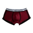 thumbnail image 1 of Iugvhana Mens Performance Underwear Boxer Briefs Soft Comfortable Strtch Cotton Underwear for Men Breathable Red S, 1 of 4