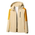 thumbnail image 1 of Iugvhana Outdoors Jackets for Men Autumn Spring Hiking Bike Windproof Hooded Sports Windbreaker Coats Plus Size Loose Fit Jacket Khaki XXXXL, 1 of 6