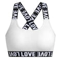 thumbnail image 1 of Iugvhana Sports Bras for Women Cross Back Wireless Lifting Bra No Underwire Push Up Supportive Bras Full Coverage Breathable Yoga Bra White L, 1 of 6