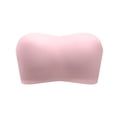 thumbnail image 1 of Iugvhana Strapless Bras for Women No-Slip Bandeau Bra Push Up Wireless Seamless Bras Comfortable No Underwire Tube Top Bra Pink L, 1 of 8