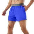 thumbnail image 1 of Iugvhana Training Shorts for Men Athletic Running Shorts Quick Dry Workout Shorts Lightweight Sports Fitness Shorts Blue M, 1 of 7