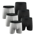 thumbnail image 1 of Iugvhana Washable Incontinence Underwear for Men – Leak-Proof Absorbent Boxer Briefs, Reusable Cotton 4/5/6 Pack for Active Lifestyles Gray#2 XL, 1 of 2