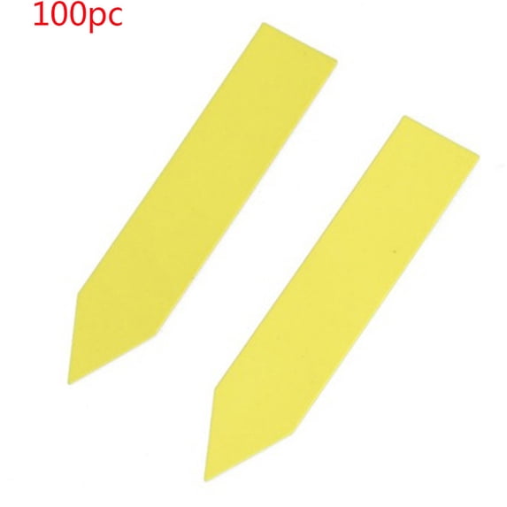 Iuhan 100 Pcs Plastic Plant Labels, Garden Markers Nursery Tags, Waterproof Reusable Plant Stakes for Seedlings Herbs Vegetables, Plant Identification Tags for Pots Garden Greenhouse