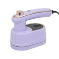 thumbnail image 1 of Iuhan 2Pcs Portable Handheld Steam Iron, 40W Mini Travel Iron for Clothes, Foldable Rotatable Garment Steamer with Adjustable Handle for Home Use, 1 of 9