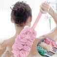 thumbnail image 1 of Iuhan 3Pcs Long Handle Bath Shower Brush, Soft Mesh Back Body Scrubber, Hanging Shower Sponge for Exfoliating and Cleansing, Long Reach Bath Brush for Back Shoulder, 1 of 9