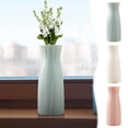 thumbnail image 1 of Iuhan 3Pcs Plastic Flower Vase, Modern Decorative Vase for Home Decor, Sturdy Bouquet Vase for Fresh and Dried Flowers, Centerpiece for Living Room Shelf Wedding Table Decor, 1 of 9