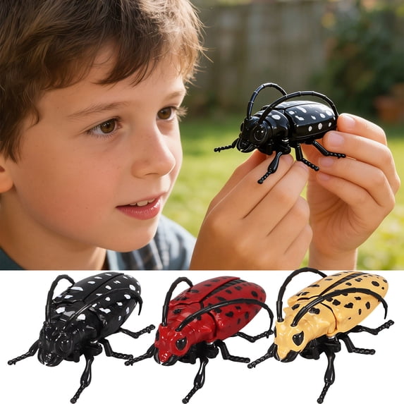 Iuhan 3Pcs Realistic InsectToys, Interactive BugToysCollection, Educational Insect Models For Biology Learning, Plastic Insect Figures For Classroom Outdoor Play, ScienceToysForKidsToddlers