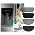 thumbnail image 1 of Iuhan 4Pcs Refrigerator Drip Tray, Silicone Drip Catcher Mat for Ice and Water Dispenser, Leak Proof Fridge Drip Pan, Water Splash Protector Pad for Kitchen, Mini Fridge, Countertop, 1 of 9