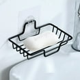 thumbnail image 1 of Iuhan Corner Shelf, Bathroom Corner Rack, Hole-Free Wall Mounted Storage Rack for Kitchen Bathroom Sink, Traceless Adhesive Shelf for Countertop Organizer, 1 of 6