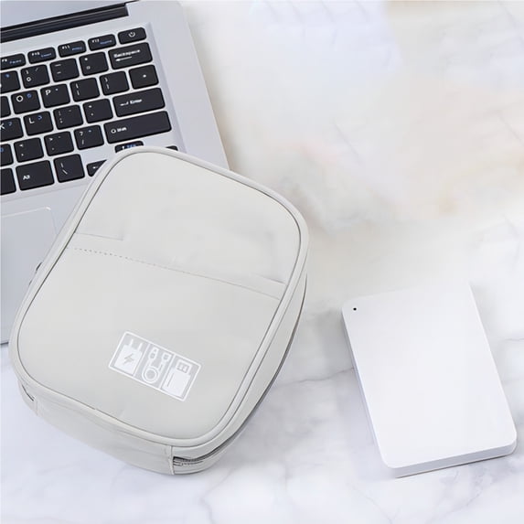 Iuhan Digital Storage Bag, Multifunctional Organizer for Headphones Charger Cables, Portable Electronic Accessories Case, Travel Cord Pouch for Daily Tech Gear Classification