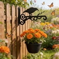 thumbnail image 1 of Iuhan Hanging Plant Bracket Rust Proof Hook For Hanging Plants Bird Feeders Wind Chimes Lanterns, Outdoor Garden Decor Hanging Bracket, Wall Mount Plant Hanger, Heavy Duty Iron Hook For Patio Balcony, 1 of 6