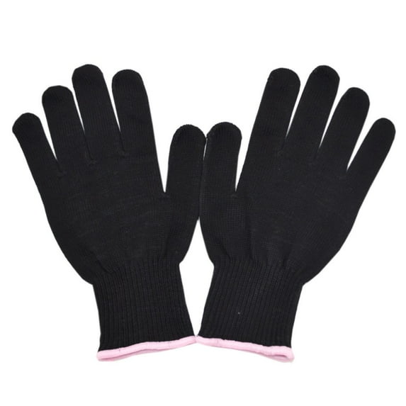 Iuhan Heat Protection Gloves for Hair Styling, Salon Professional Heat Resistant Gloves, Anti Burn Curling Iron Gloves, Insulated Thermal Gloves for Hairdresser, Home Use, Styling Tools Accessories