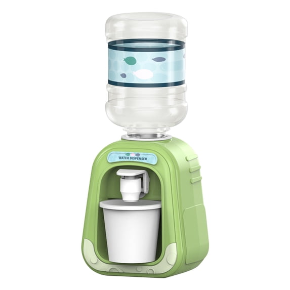 Iuhan Mini Water DispenserToy, Press Water Simulation Play KitchenToy, CuteChildren'sDrinking Fountain forKidsToddlers, Home Kitchen EducationalToys
