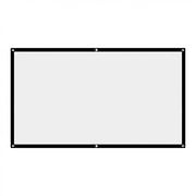 Iuhan Portable Projector Screen, 60 72 84 100 120 150 Inch Foldable HD Wall Screen 169 Home Theater Outdoor Movie Screen for Backyard Cinema Indoor Living Room