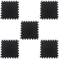 thumbnail image 1 of Iuhan Puzzle Carpet Tiles 5PCS, 11.81 Inch Square Polyester Velvet Interlocking Floor Mat, Non-Slip Soundproof Cushioned Foam Rug forKidsRoom Playroom Nursery Decor, 1 of 3