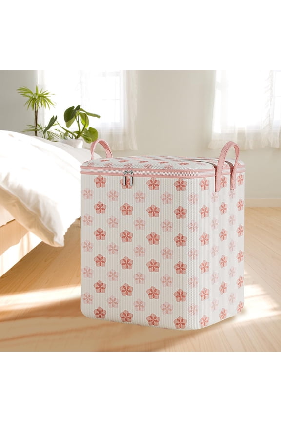 Quilt Storage Bag Large Capacity, Waterproof Fabric Moving Storage Box, Clear Odorless Household Clothes Organizer, Dormitory Bedding Luggage Packing Bag for Home Travel