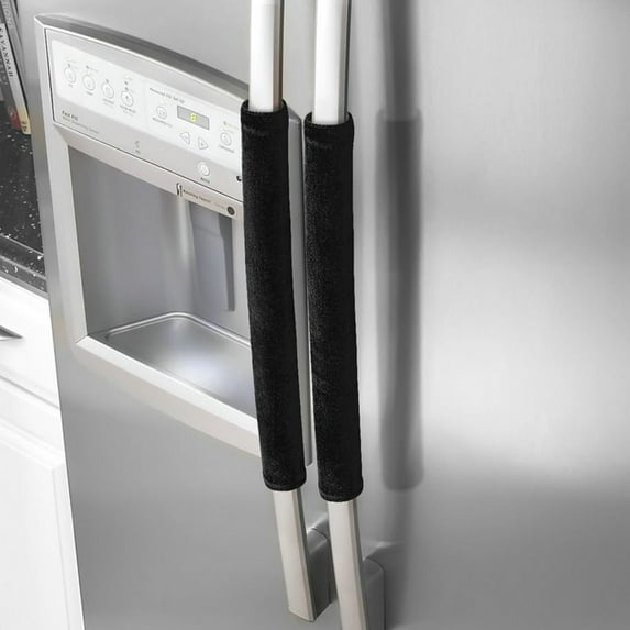 Iuhan Refrigerator Handle Covers, Stain Resistant Kitchen Appliance Protector, Soft Door Handle Sleeves for Fridge Freezer to Prevent Dirt and Fingerprints