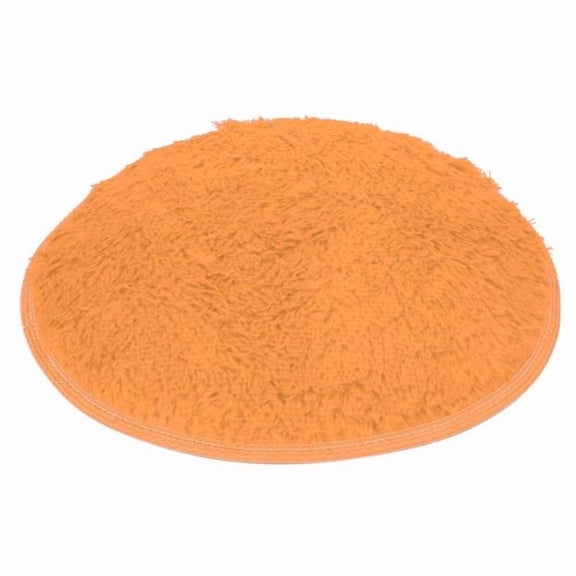 Iuhan Round Bath Mat, Non-Slip Soft Coral Fleece Floor Rug, Shower Bathroom Bedroom Kitchen Anti-Skid Circular Carpet Pad for Home Decor