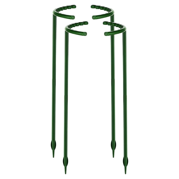 Iuhan Semi-Circular Plant Support, Large Plastic Garden Plant Cage for Climbing Vines, Bonsai Tools for Clematis Roses Ivy, Flower Support for Potted Plants Indoor Outdoor Garden Decor
