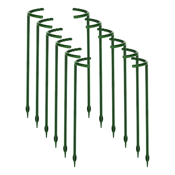 Iuhan Semi-Circular Plant Support, Large Plastic Garden Plant Cage for Climbing Vines, Bonsai Tools for Clematis Roses Ivy, Flower Support for Potted Plants Indoor Outdoor Garden Decor