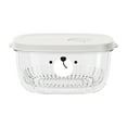 thumbnail image 1 of Iuhan Shallots Ginger Garlic Storage Box, Food Grade Refrigerator Storage Container, Onion Ginger Garlic Prep Box with Draining Basket, Vegetable Fresh Keeping Box for Kitchen Refrigerator, 1 of 2