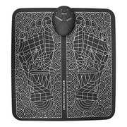 Iuhan Smart EMS Foot Massager Pad, Intelligent Acupuncture Apparatus for Circulation and Pain Relief, Portable Foldable Foot Cushion for Home Office Relaxation