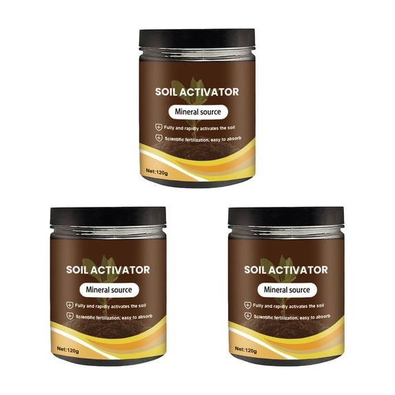 Iuhan Soil Activator, 120g Plant Growth Enhancer and Root Stimulator, Strong Rooting Fertilizer Efficiency Booster for Garden Lawn Indoor Potted Plants, Soil Remediation and PH Balance