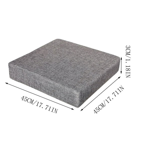 Iuhan Summer Floor Cushion, High-Density Sponge Tatami Cushion 45x45x3cm, Velvet Covered Cotton Foam Seat Pad for Sofa Window Bench Bedroom Decor