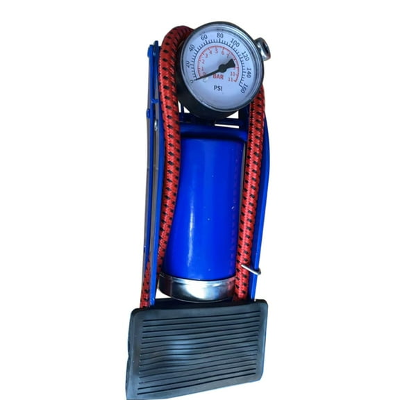 Iuhan Tire Inflator Pump, Foot Pedal Air Pump for Car Tires, Portable High Pressure Manual Pump for Bicycle Motorcycle Ball Inflator, Universal Metal Air Compressor