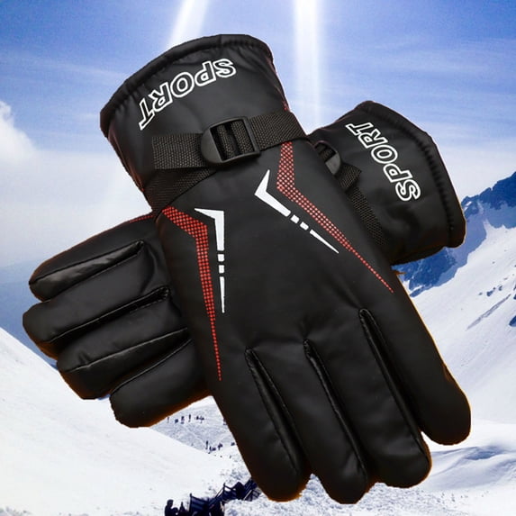 Iuhan Winter Gloves for Men and Women, -30℉ Thermal Touchscreen Ski Gloves, Water-Resistant Cycling Running Gloves for Cold Weather Outdoor Activities